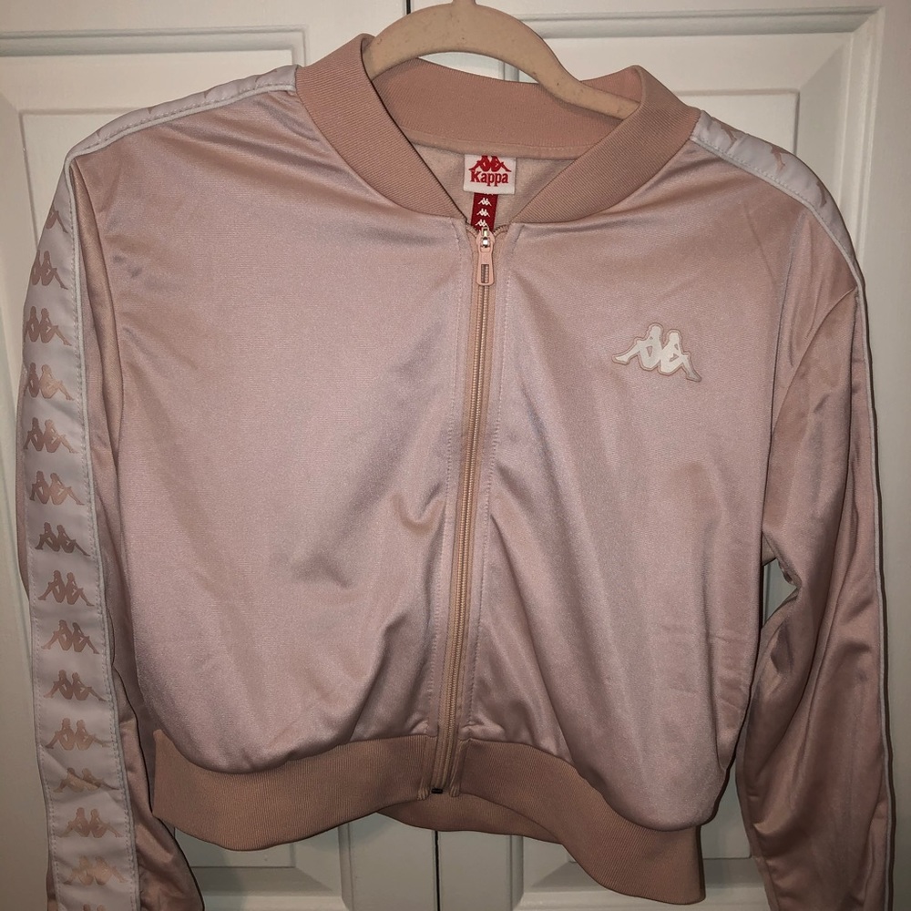 Cropped Kappa zip up jacket